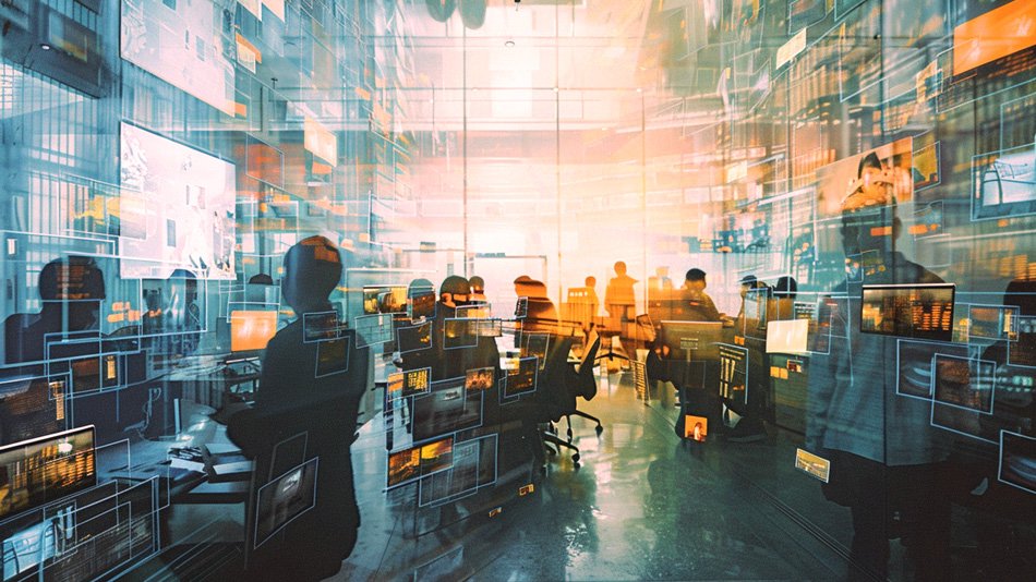 Dynamic digital canvas showing rush newsroom (1)