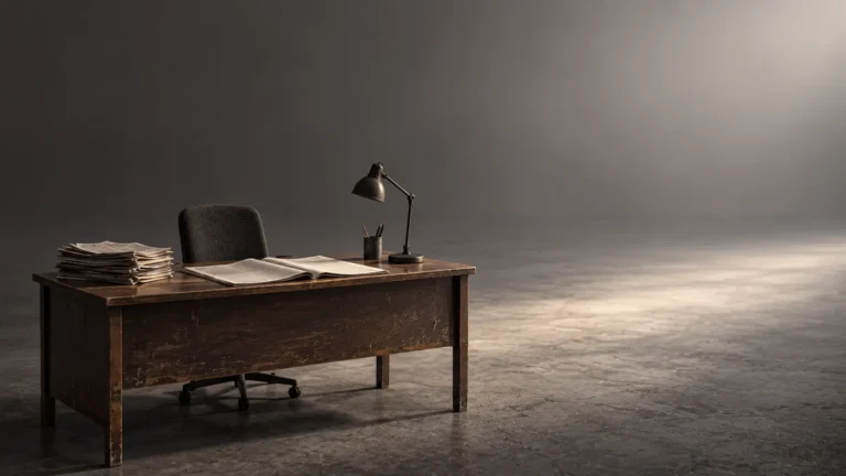 The Empty News Desk
